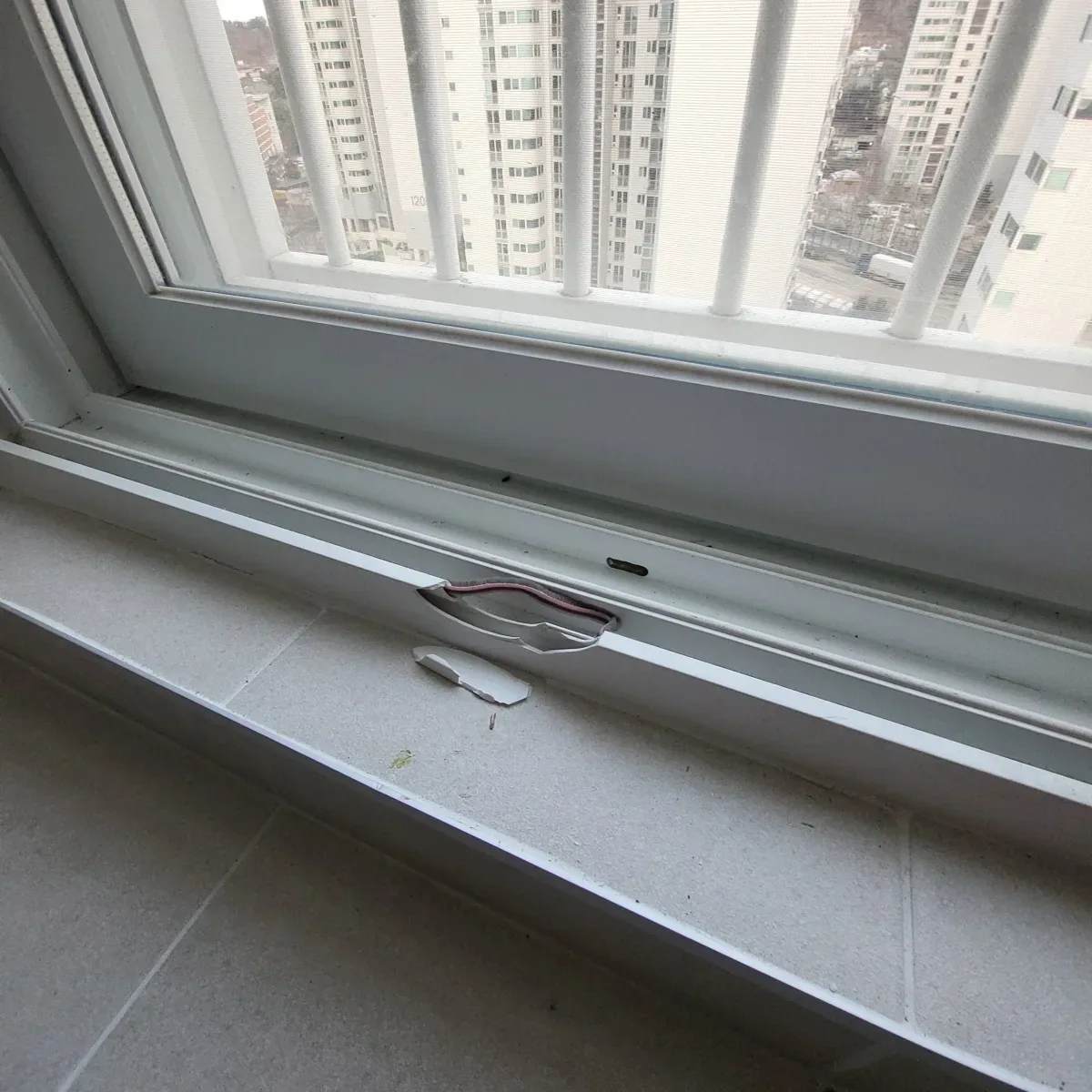 샷시복원 경기 시공 전