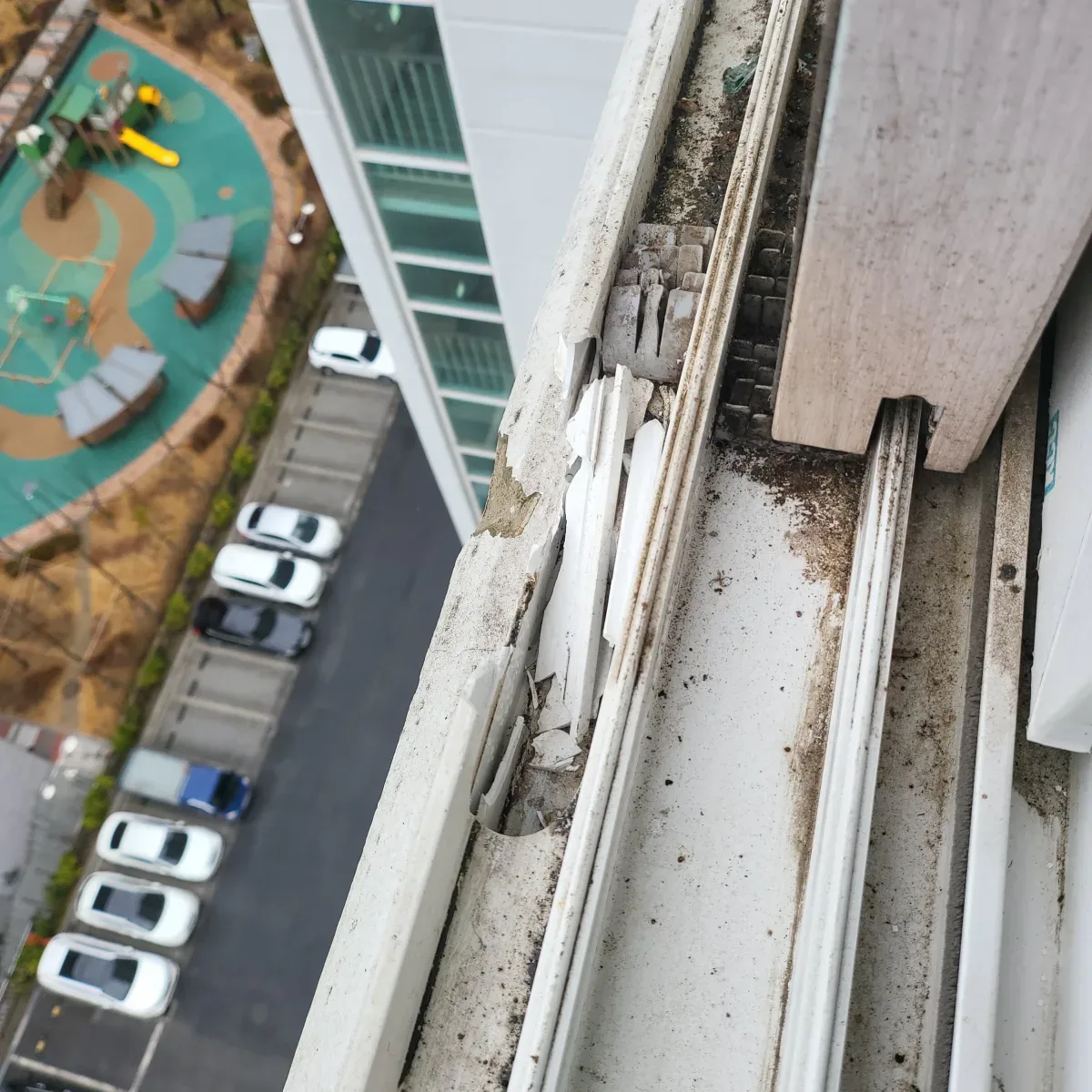 샷시복원 인천 시공 전